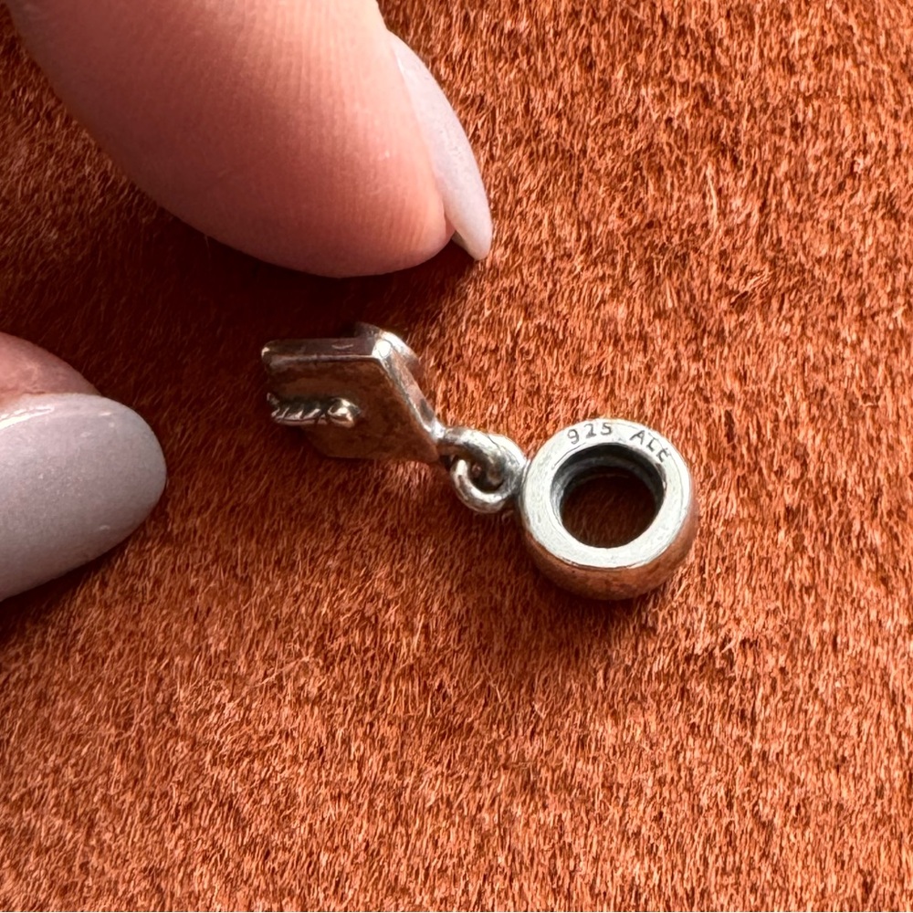 PANDORA Authentic Sterling Silver Graduation Cap Charm - Picture 5 of 5